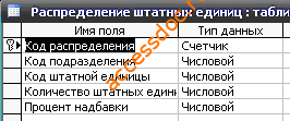 Скачать базу данных (БД) «Штатное расписание» MS Access